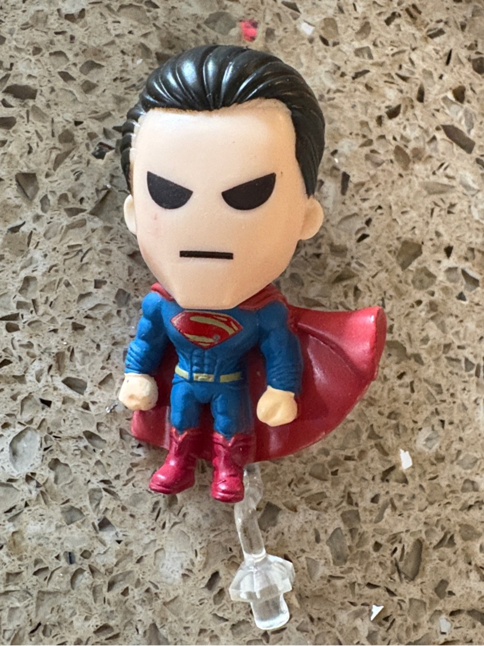 Superman Mini Figure - Red Cape, Blue Suit